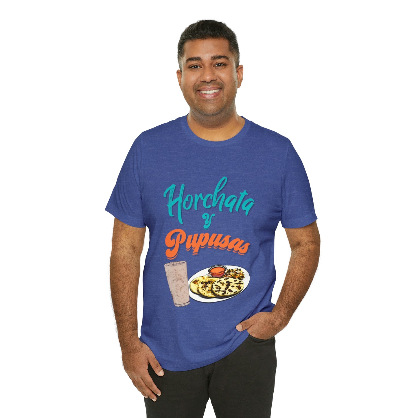 Horchata Y Pupusas Unisex Jersey Short Sleeve Tee