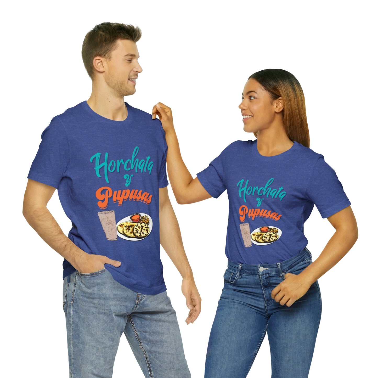 Horchata Y Pupusas Unisex Jersey Short Sleeve Tee