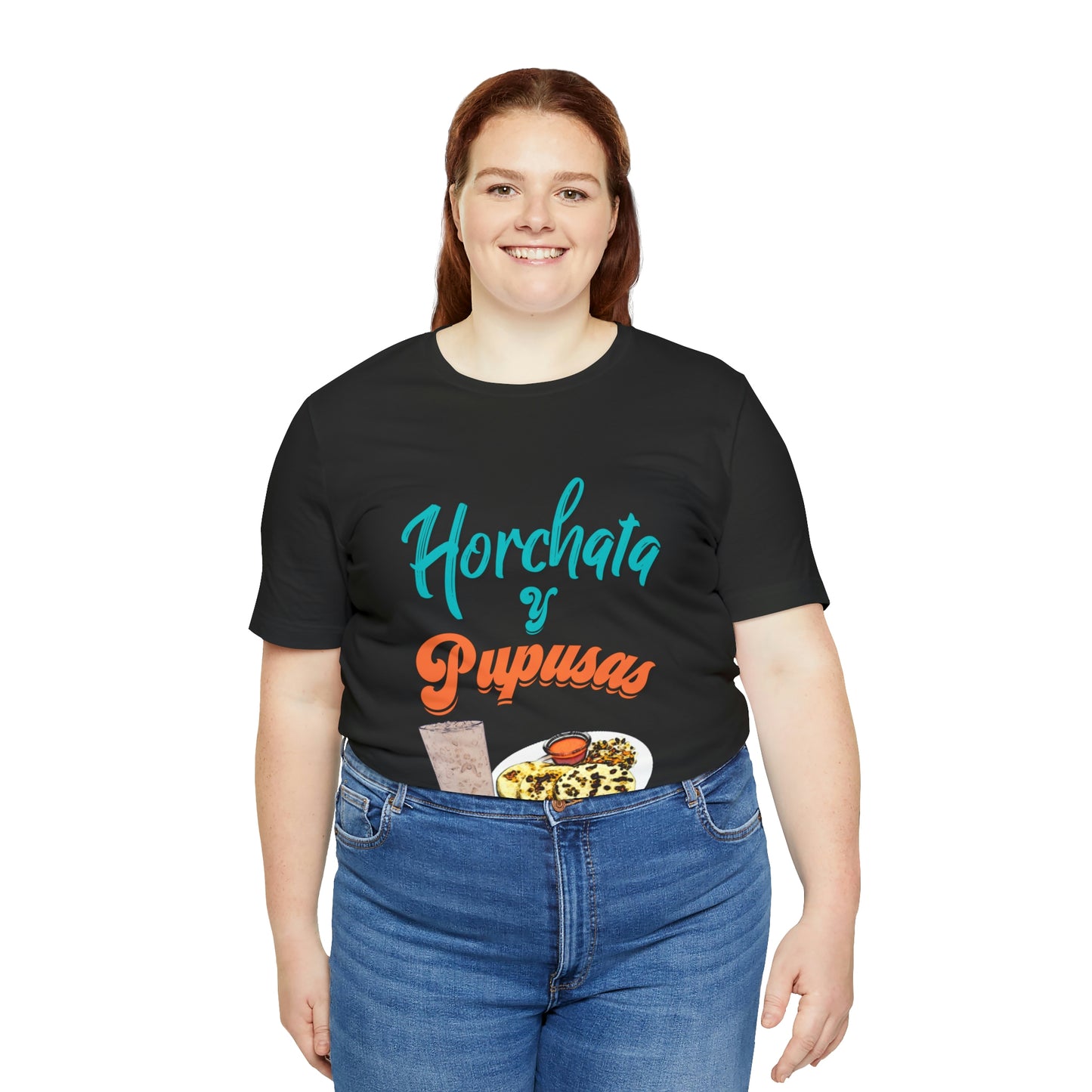 Horchata Y Pupusas Unisex Jersey Short Sleeve Tee