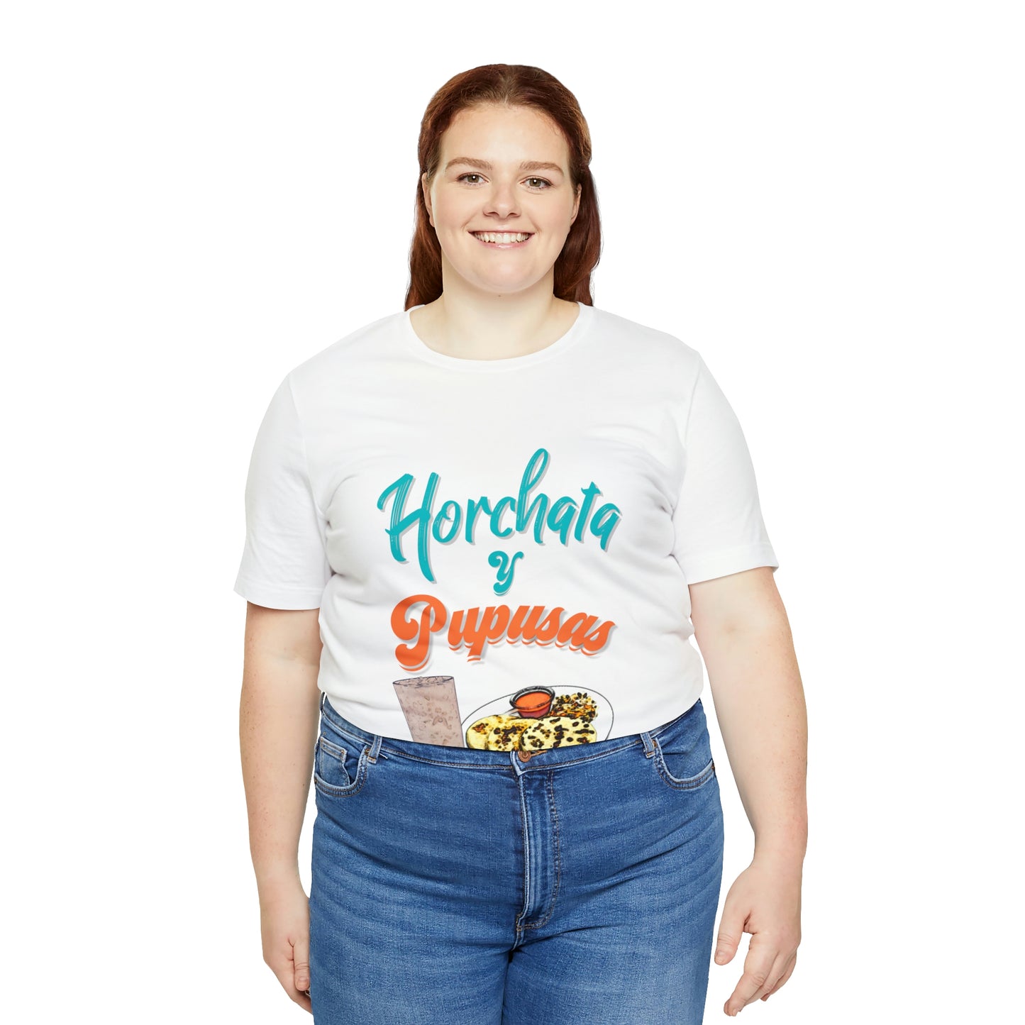 Horchata Y Pupusas Unisex Jersey Short Sleeve Tee