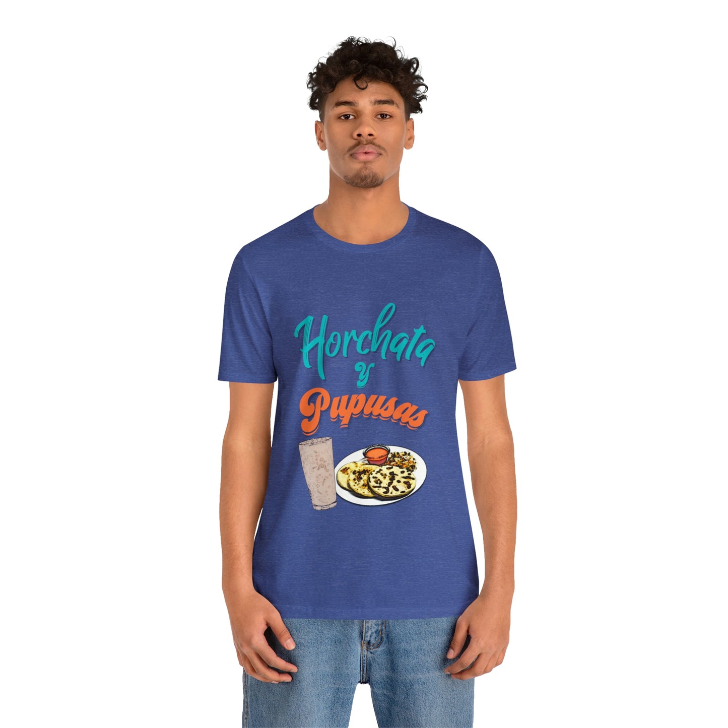 Horchata Y Pupusas Unisex Jersey Short Sleeve Tee