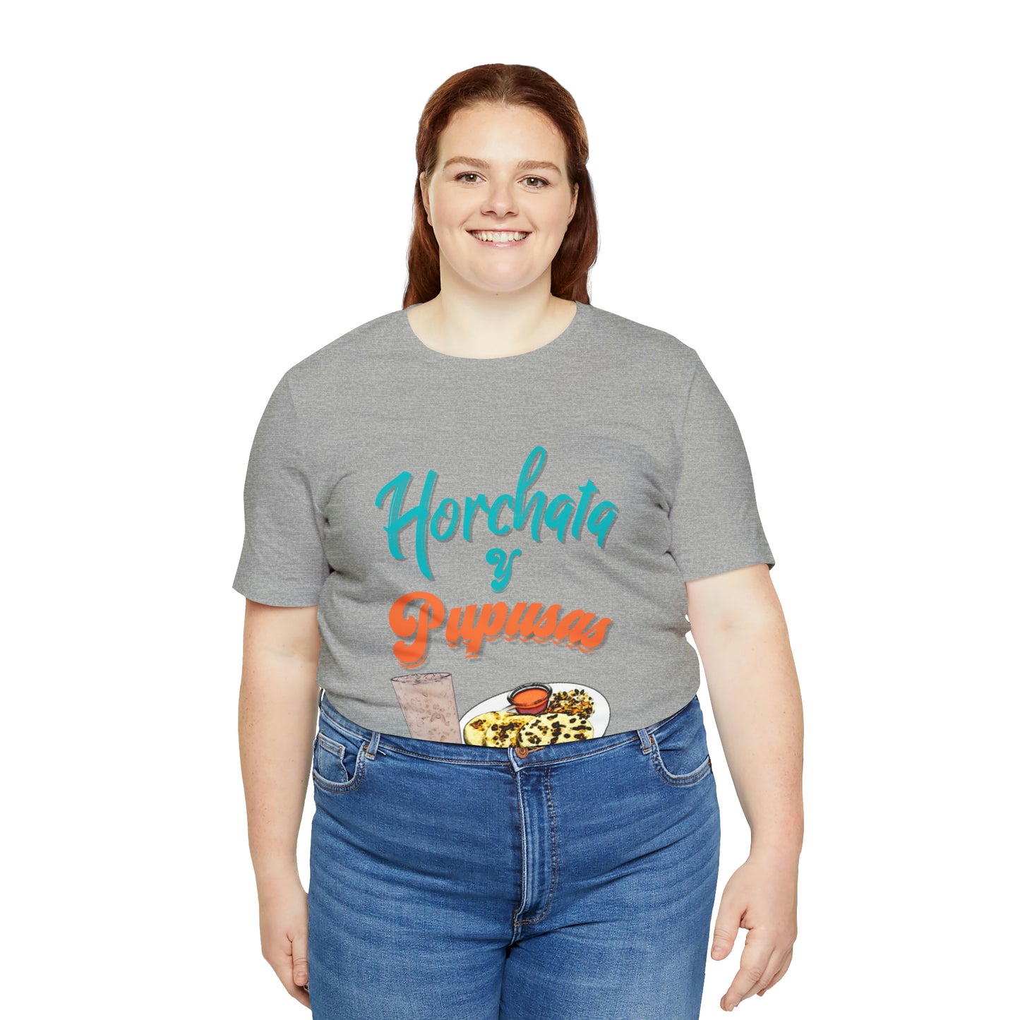 Horchata Y Pupusas Unisex Jersey Short Sleeve Tee