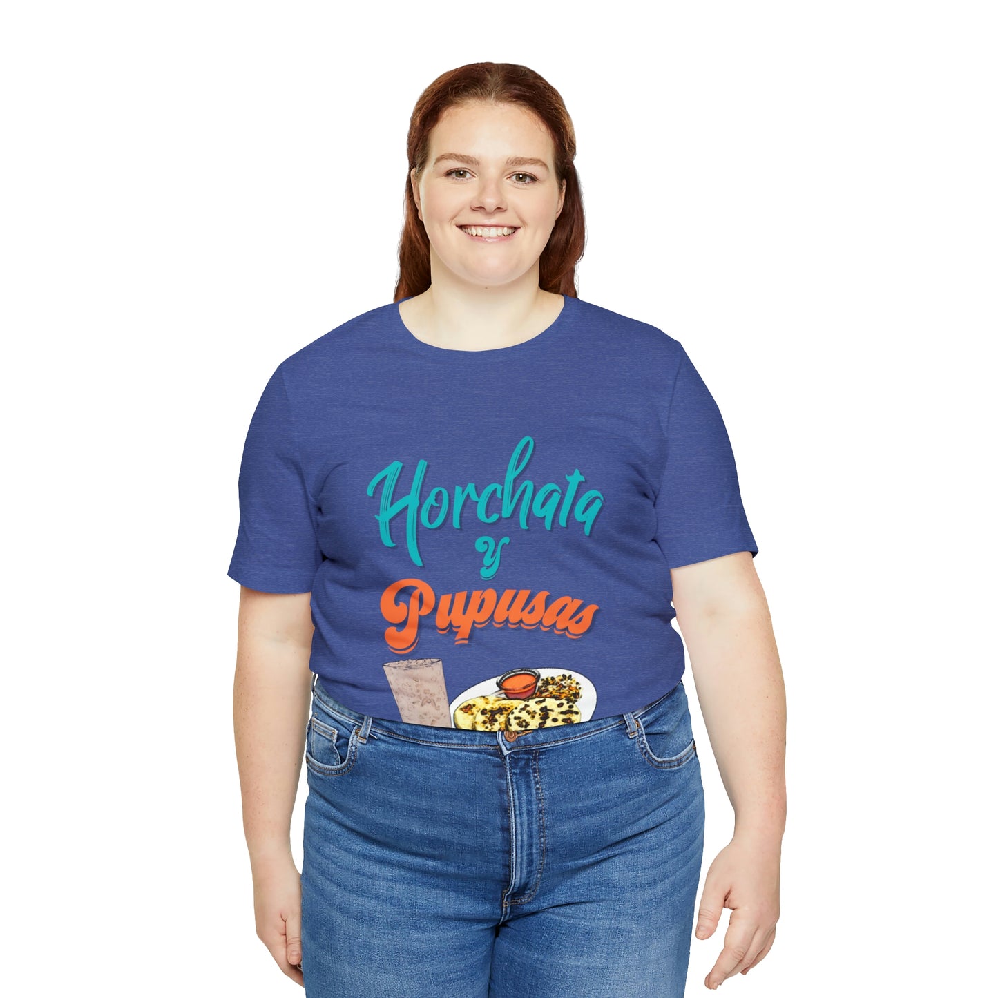 Horchata Y Pupusas Unisex Jersey Short Sleeve Tee