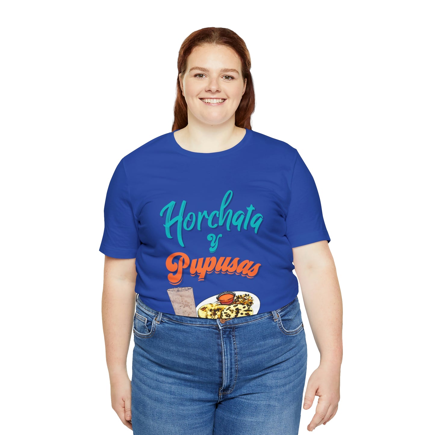 Horchata Y Pupusas Unisex Jersey Short Sleeve Tee